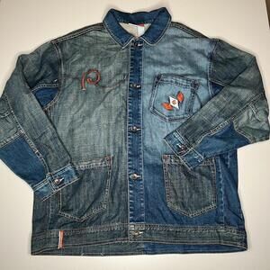 Rocawear Men’s Patchwork Denim Workwear Jacket XL Hong Kong Limited Edition